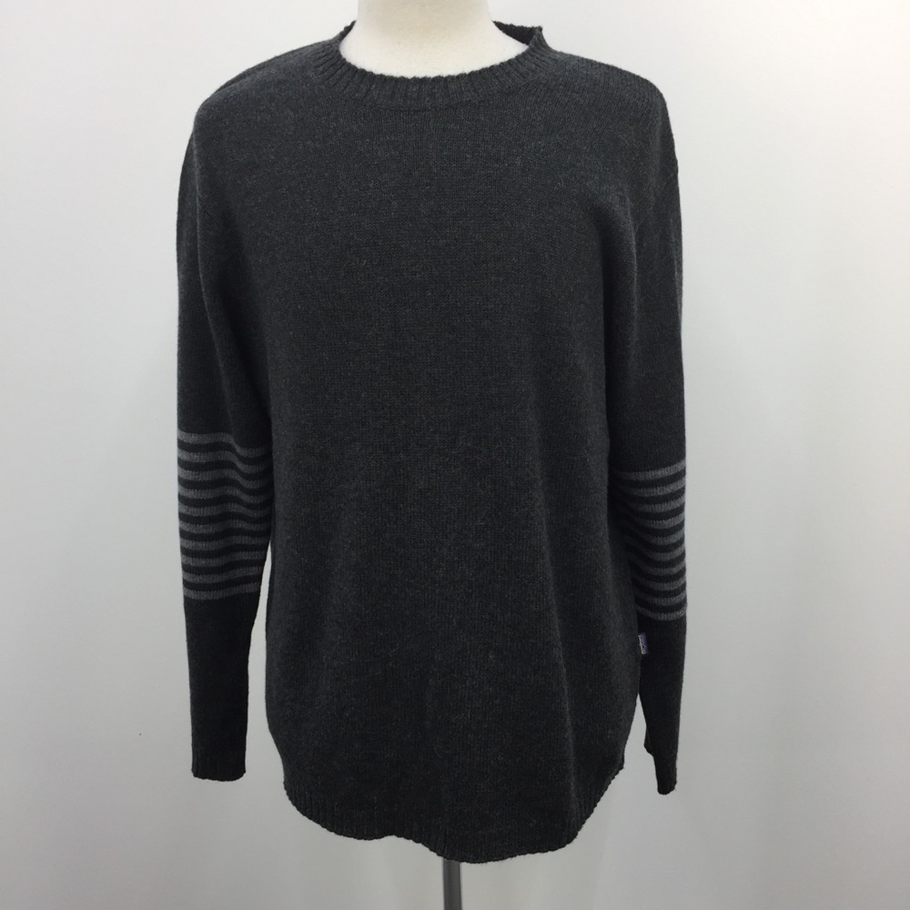Patagonia Charcoal Grey Lambswool Blend Sweater